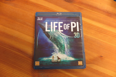 Life of Pi 3D blu-ray