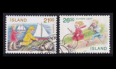 Islanti 701-2 o Europa lasten leikit (1989)