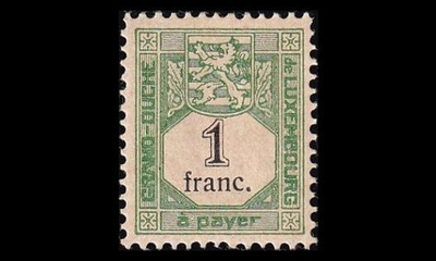 Luxemburg P-7 * Porto 1 Fr (1907)
