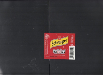 Schweppes Hedelmälimonadi  Etiketti   1998
