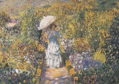 Frederick Carl Frieseke: Puutarhapolku