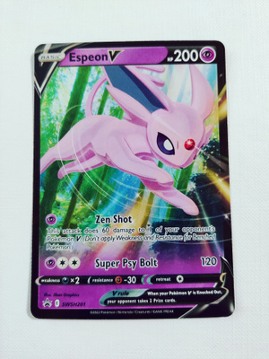 Espeon V - SWSH201 - Pokemon Sword & Shield Black Star Promo
