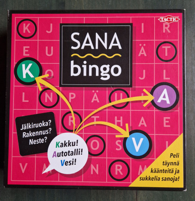 Sana bingo Tactic peli uudenveroinen