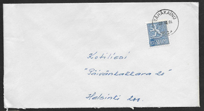 Postilähetys - Yl.m. 0,35 (LAPE 613) Vähäkainu 28.10.64