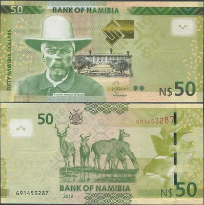 Namibia 50 Dollars 2019 (P-13c) UNC