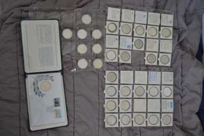 Hopea-kolikot 1967-2001 (10-100mk)