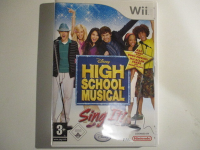 WII HIGH SCHOOL MUSICAL SING IT