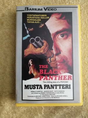 MUSTA PANTTERI - THE BLACK PANTHER VHS