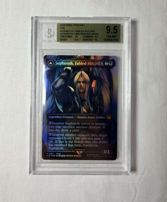 Magic the Gathering Sephiroth, Fabled SOLDIER alt BGS 9.5