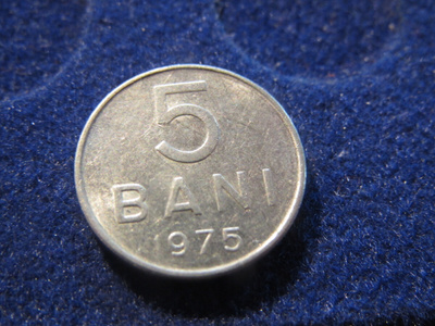 5 bani 1975. Romania