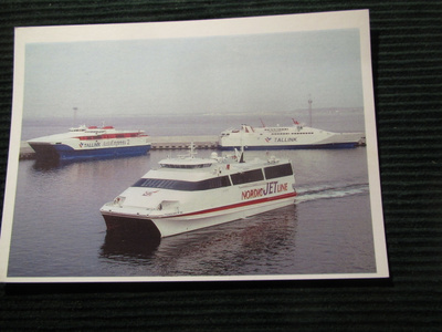 MS Autoexpress 2&Autoexpress 3&Baltic Jet. Laivapostikortti