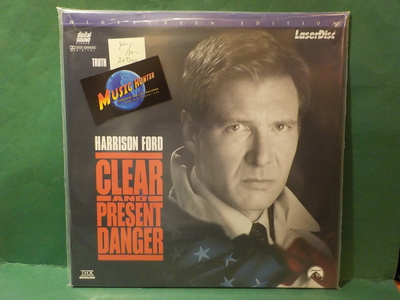 CLEAR AND PRESENT DANGER M-/M- LASERDISC (W)