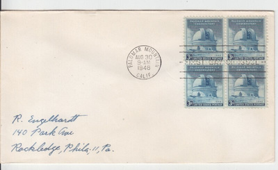 USA FDC 1948  nelilöllä