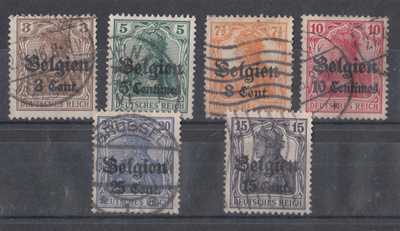 REICH Miehitys Belgiassa 1914-1918 wanhaa