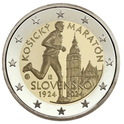 ** SLOVAKIA 2€ 2024 Kosicky Maraton pillerissä **
