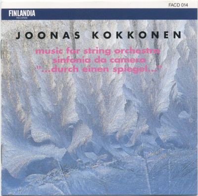 JOONAS KOKKONEN ...durch einen spiegel... et al - CD 1991
