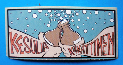 Kesulia käkättimeen - tarra