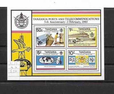TANZANIA-POSTI BL31** LUETT. 5,50€