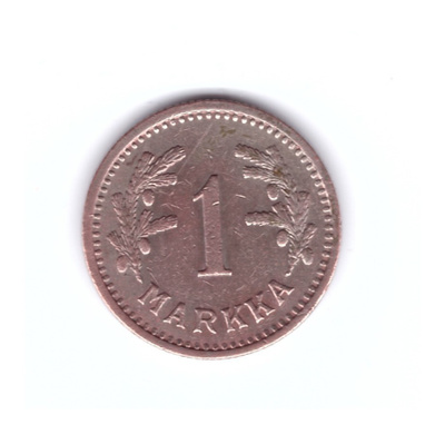 Suomi 1 Markka 1943 Cu