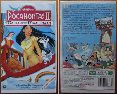 Disney: POCAHONTAS II Matka uuteen maa.. - VHS Videokasetti