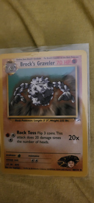 Brock's Graveler 40/132 - Gym Heroes Uncommon card