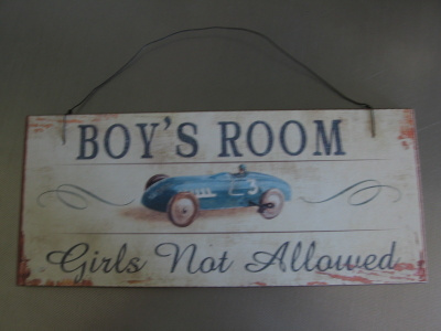 POIKIENHUONEEN KYLTTI : BOY`s ROOM, GIRLS NOT ALLOWED