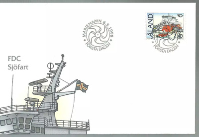 ÅLAND EPK FDC 4/1998: Pohjola, Laiva