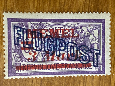 SAKSA 1921 MEMEL LENTOPOSTI**