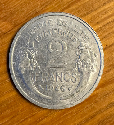 Ranska 2 frans 1946