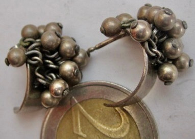 VANHAT Korvakorut Hopeaa Design HIENOT 1962