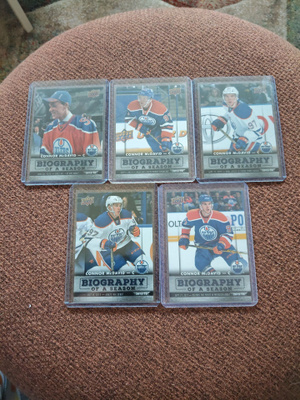 Connor McDavid 15-16 UD Biography of a season  1e kpl