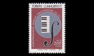 Turkki 2412 ** Valtion sinfoniaorkesteri 150v (1977)