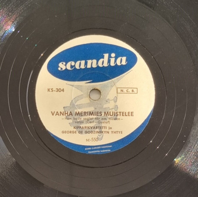 Savikiekko 1958 - Kipparikvartetti - Scandia KS-304