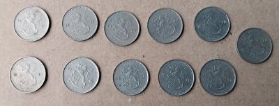 25 penniä 1940 11 kpl