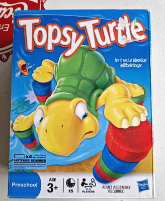 Topsy turtle lasten kilpikonnapeli