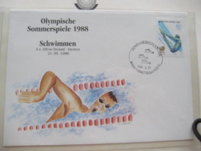 Soul 1988 olympia kuori uimari kuorella+teksti