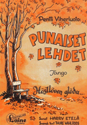Punaiset lehdet (postikortti)