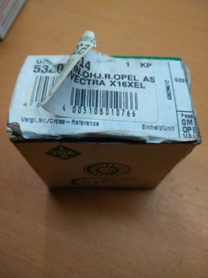 Chevrolet, Opel hammashihnan ohjainrulla INA 532003410
