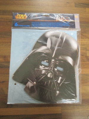 STAR WARS naamareita 6 kpl