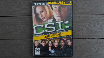 PC DVD: CSI: Hard Evidence peli (2007)