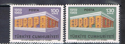 Turkki 1969 - Europa CEPT  ++