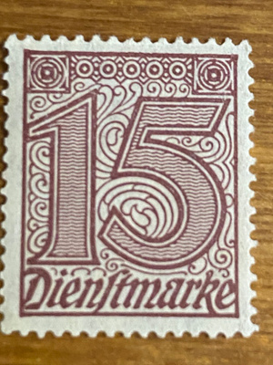 SAKSA REICH 1920 VIRKAMIESMERKKI**