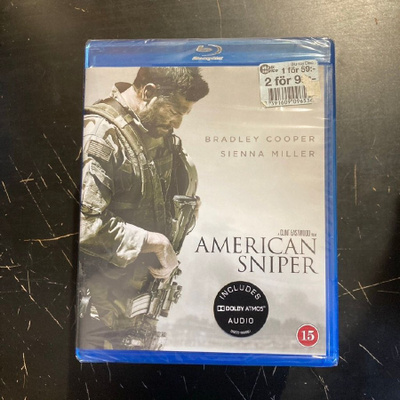 American Sniper Blu-ray (UUSI)