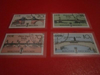 POSTIMERKKEJÄ SILTA-AIHE DDR