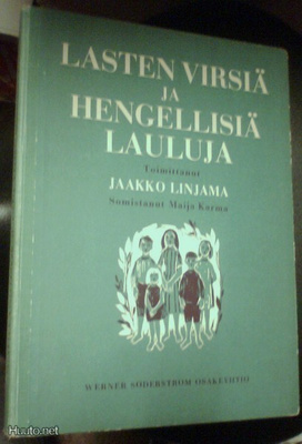 Lasten virsiä ja hengellisiä lauluja (1.p.1955) Sis.pk:t
