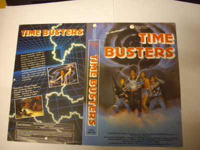 Vhs kansipaperi Fix - TIME BUSTERS (Sis.postikulut)