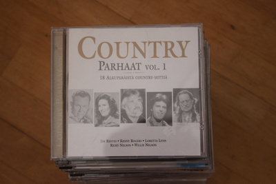 Country Parhaat Vol. 1 18 alkuperäistä country-hittiä CD