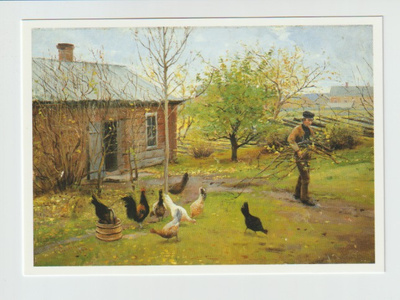 Postikortti, TAIDE, ELIN DANIELSON-GAMBOGI, Punaisen torpan