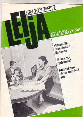 Leija, N;o 1/1983, mm. Tellervo Koivisto artikkeli.