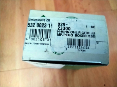 Citroen, Peugeot Dies hammashihnan ohjainrulla INA 532002310